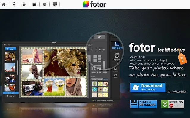 برنامج Fotor لتحرير وإضافة المؤثرات على الصور