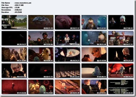Monsters vs. Aliens samples