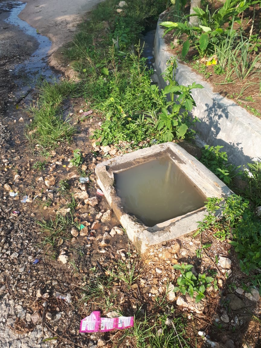 Menimbulkan Bau  busuk Air Limbah  IPAL Desa Bunturaja 