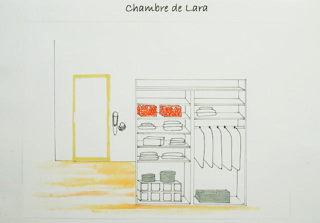 L'Atelier du 23 croquis dressing chambre