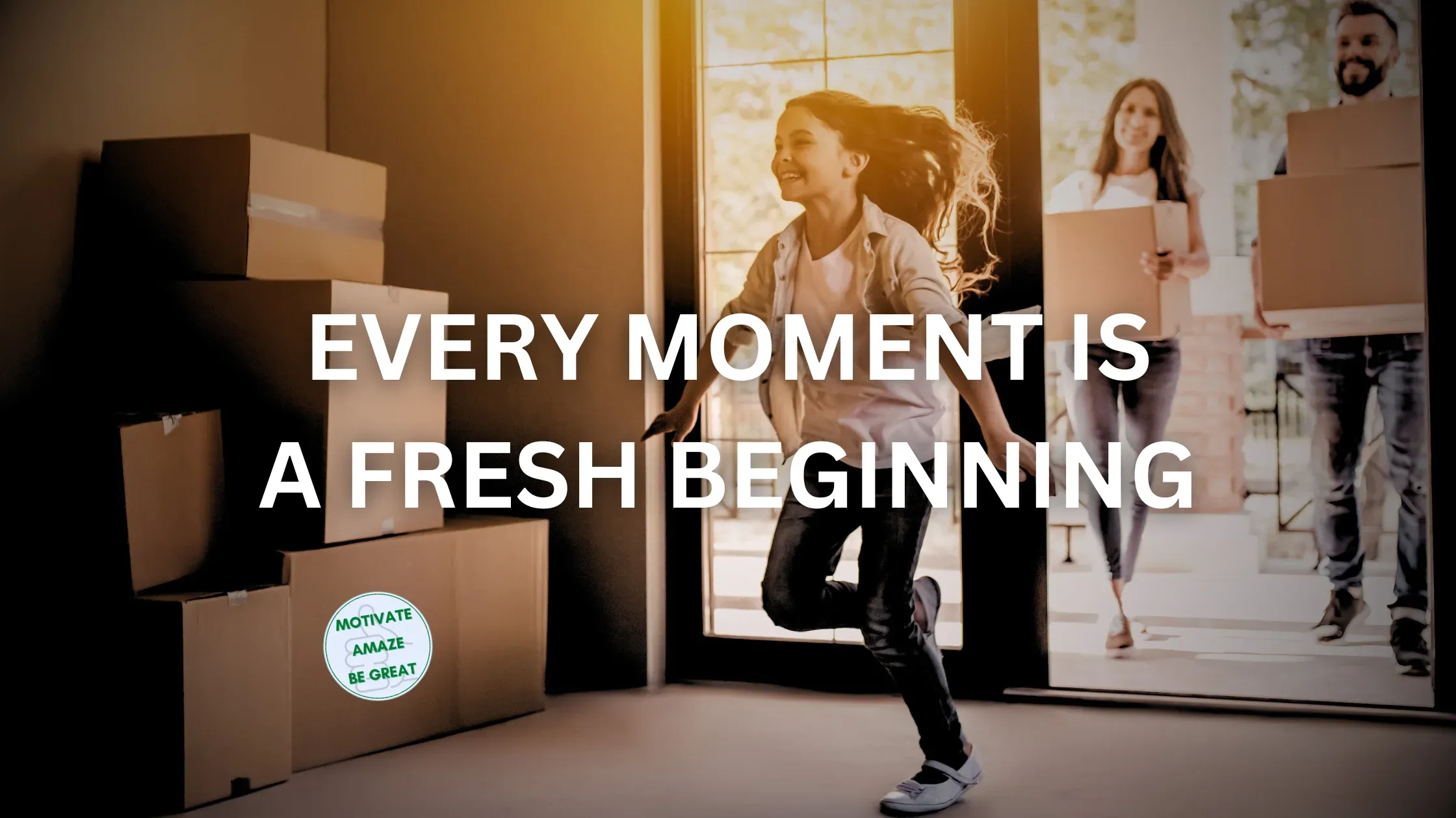 Header image of the article: "Why Every Moment is a Fresh Beginning".