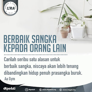 Berbaik Sangka Kepada Orang Lain - Qoutes - Kajian Islam Tarakan