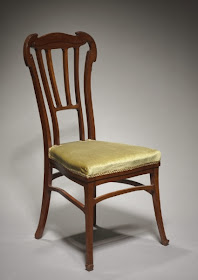 Mahogany Chair / Victor Horta / c. 1900