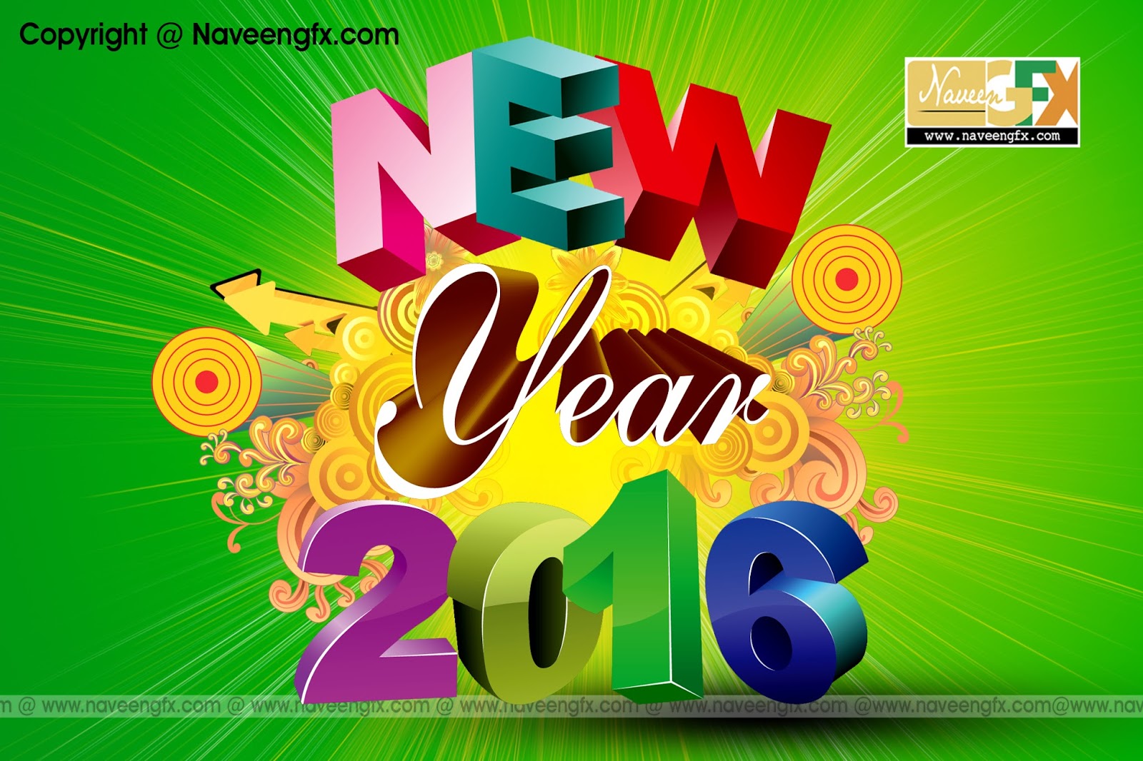 Download new year greeting cards psd templates free downloads ...