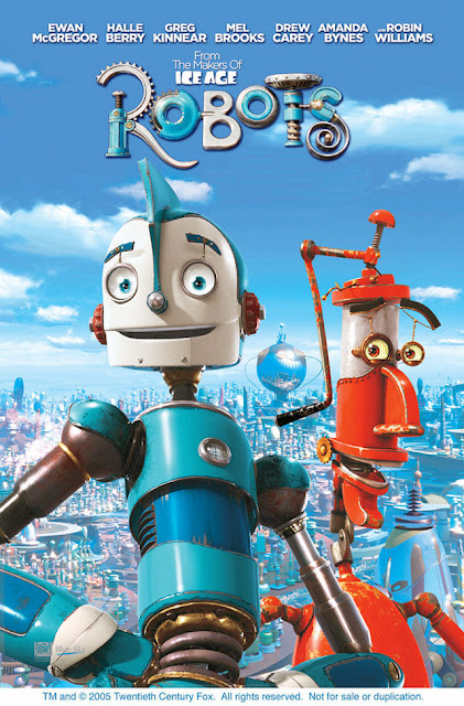 Cartel en inglés de la película Robots