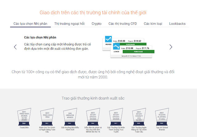 Lý do nên đăng ký tại Sàn binary.com