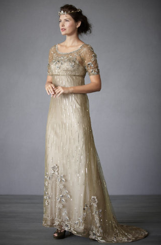 Twentyth century wedding dresses