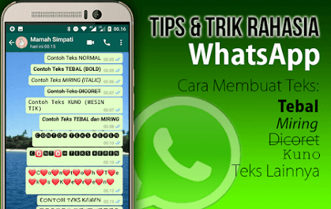 50 Tips dan Trik Rahasia WhatsApp yang Tersembunyi (Bag-1)