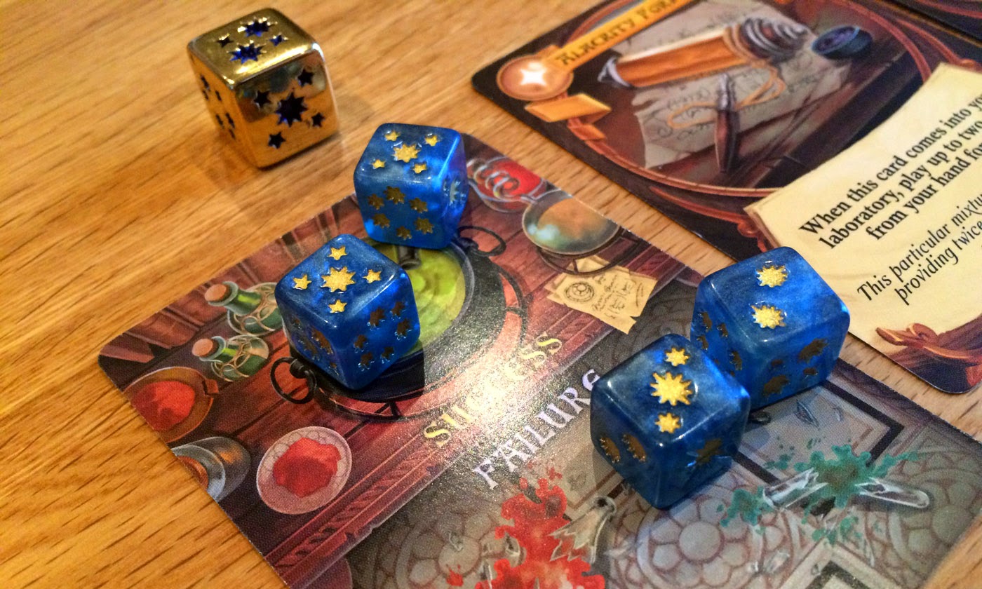 Chaos & Alchemy review experiment dice