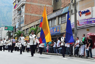 Banda marcial de la Salle bello antioquia independencia