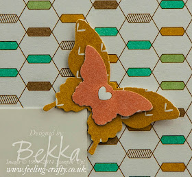 Scrapbook Start Point Page Detail featuring the Lullaby Papers from Stampin' Up! UK for the Feeling Crafty Scrapbook Club - details here