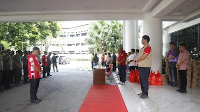 Pimpin Apel Kesiapsiagaan Penanggulangan Bencana, Kandouw Himbau Sumber Daya Yang Ada Bergerak Serentak