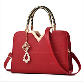European and American Style bag for women - Color: Burgundy