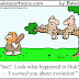 Evolution cartoon