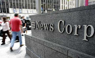 entrée du siège de News Corp à New York