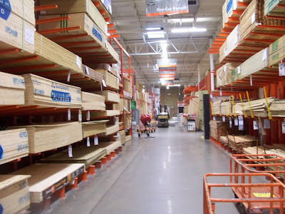 lumber at home depot