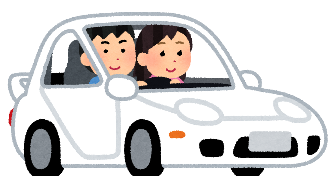 スポーツカーを運転する人のイラスト カップル かわいいフリー素材集 いらすとや