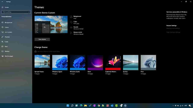 mode malam windows 11