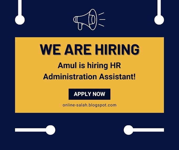 Amul Hiring for HR Administration Assistant in Bangalore