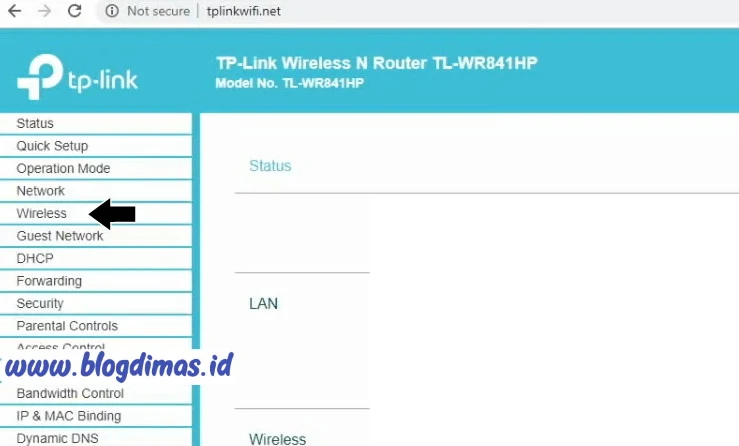 Password WIFI TP-Link