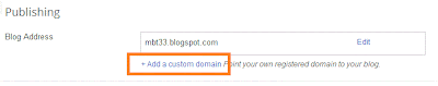 Add BigRock Domain Name For Blogger Custom Domain