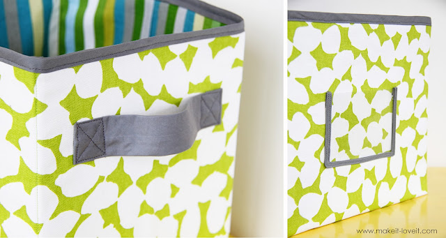 how to make fabric boxes