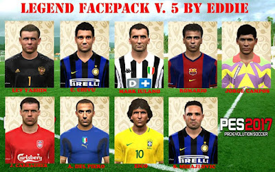 PES 2017 Legend Facepack vol.5 by Eddie Facemaker