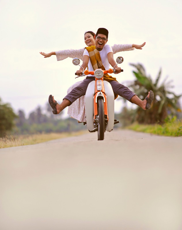 Contoh foto prewedding unik romantis dan keren Dangstars