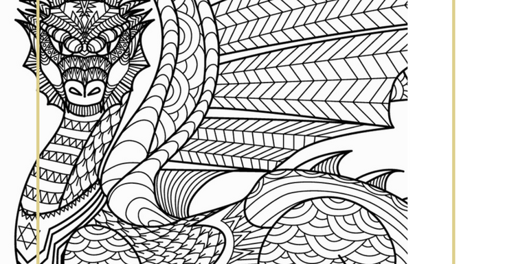 Download Chaos and Crafts Design: Free Zentangle Dragon SVG