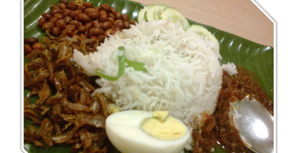 Nasi Lemak (menggunakan santan kelapa sawit KHALIS) - Tips 
