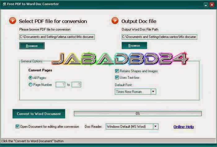 Jabadbd24 Pdf 2 Word Converter Full Version Free Download