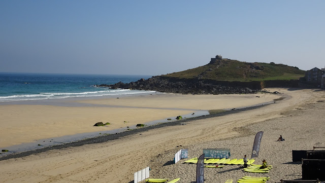 Porthmeor Beach, St. Ives on the South West Coast Path taken on my Land's End to John O'Groats walk 2018