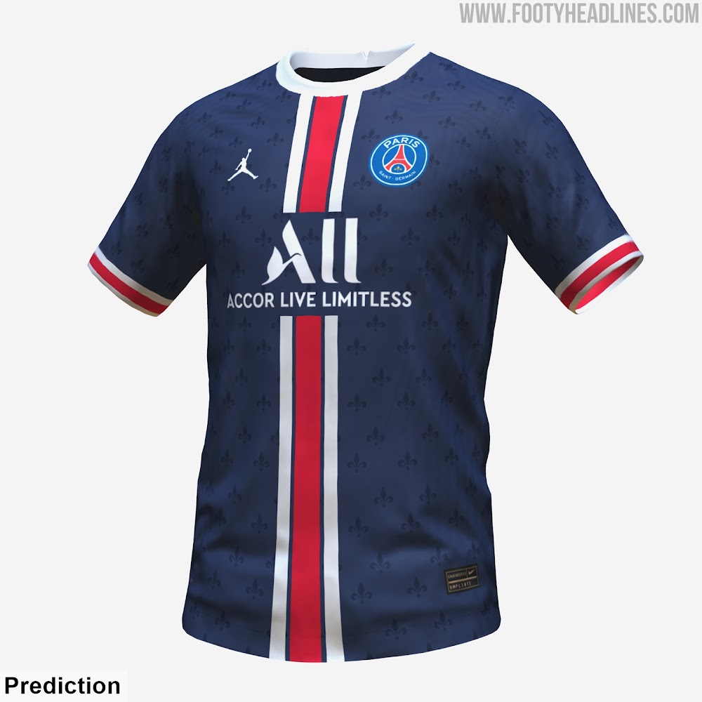2 Jordan Paris Saint Germain 21 22 Home Kit Predictions Footy Headlines