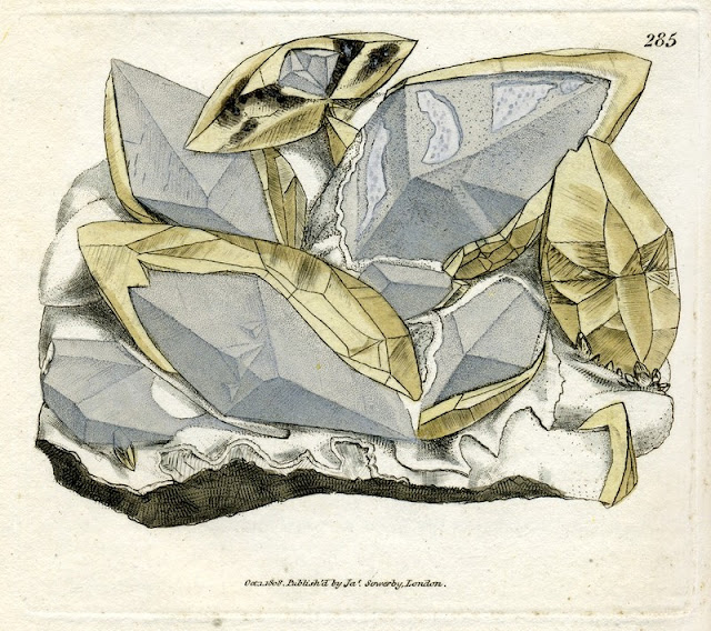 CALX carbonata. Crystallised Carbonate of Lime. Plate no. 285