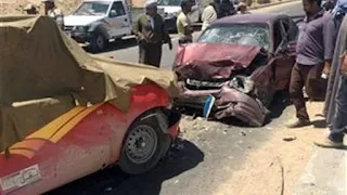 بالأسماء:مصرع سائقين وإصابة 5 آخرين إثر حادث تصادم في سوهاج