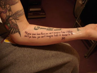 quote tattoo