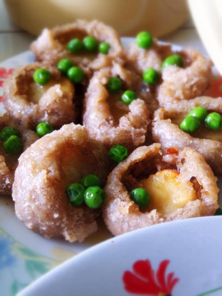 Pakistani Recipes: Mini yam ring with scallop by Rontree Chan