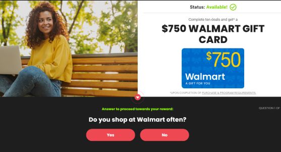 Complete the Steps to Claim Your $750 Walmart Gift Card NOW!
