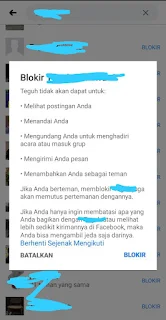 Cara Memblokir Facebook Orang Lain (Teman) Tanpa Diketahui