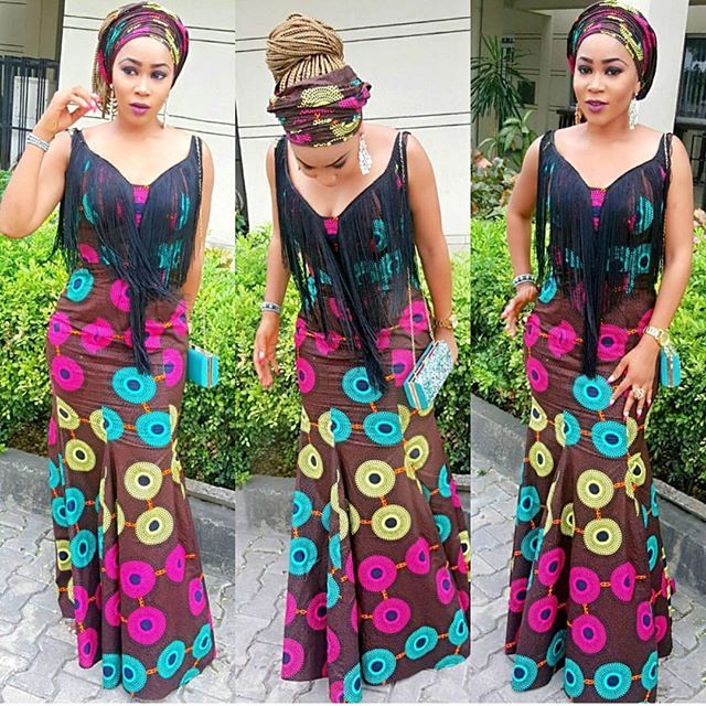 Latest Creative Ankara Gown Style