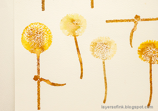 Layers of ink - Autumn Blooms Card Tutorial by Anna-Karin Evaldsson. Stamp flowers from Simon Says Stamp Laugh In Flowers stamp set.