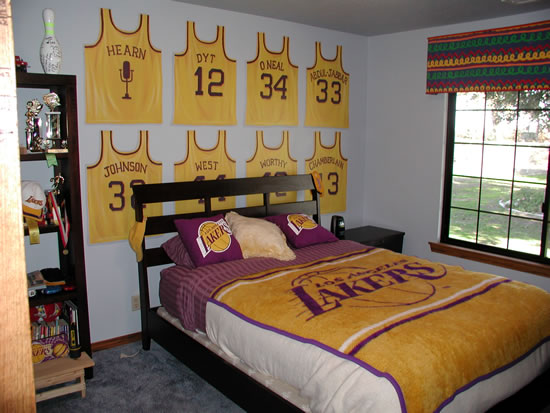 Boys Sport Bedroom Decorating