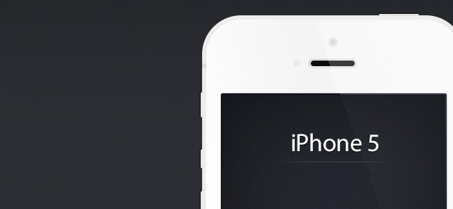 flat mock-up iphone 5s