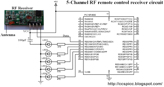 Image Result For 433mhz Receiver Schematic