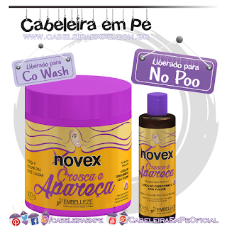 Tônico e Máscara Cresça e Apareça - Novex (No Poo)