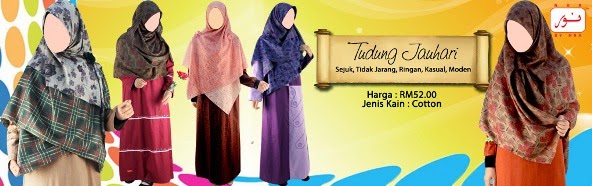 tudung muslimah jauhari moden