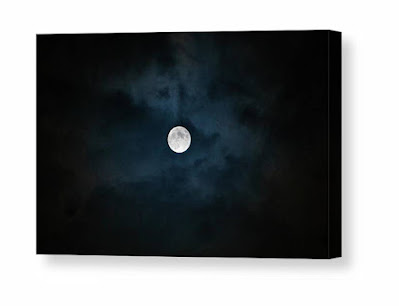 Moon_3000-2 Canvas Photo Print