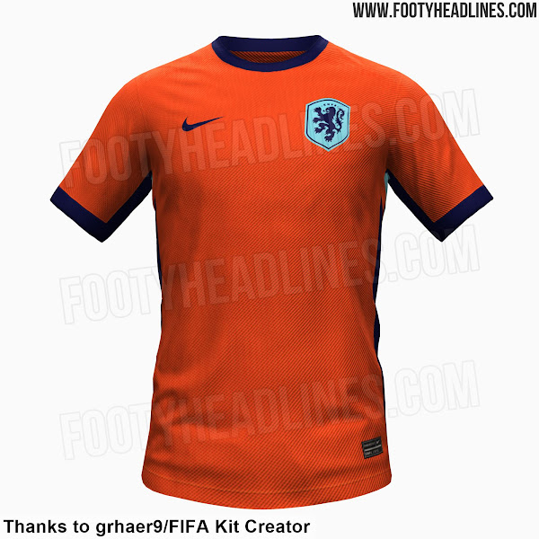 Netherlands Euro 2024 Home Kit Leaked - Footy Headlines