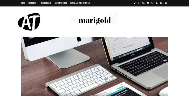 Marigold Personal Blogger Template