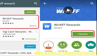 Cara Menghasilkan Uang Lewat Android Dari Aplikasi Whaff Rewards